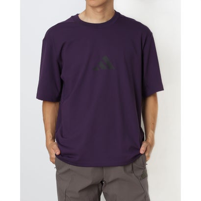 アディダス adidas メンズ 半袖Tシャツ adidas Z.N.E. ルーズフィット 半袖Tシャツ JW4783 （aurora pl..