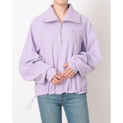 アディダス adidas レディース スウェットトレーナー Luxflow アクティブ ルーズフィット スペーサー ..