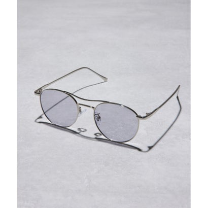 セットアップセブン SETUP7 ダブルブリッジ ヴィンテージライクサングラス だてメガネ TNY （シルバー）(4)