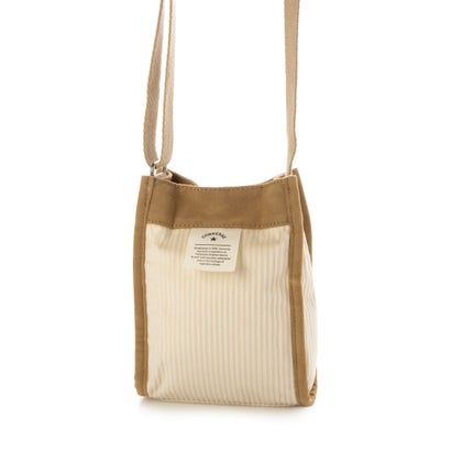 コンバース CONVERSE CV コーデュロイミニショルダーバッグ （オフホワイト）(4)