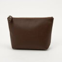 ファイン FINE ポーチ大 牛革 (ブラウン杢)