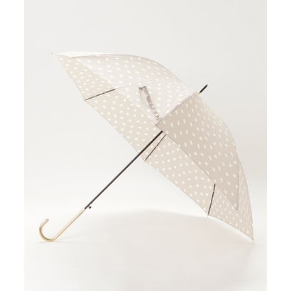 メゾンブリーズ MAISON BREEZE 60cm 耐風骨 傘レオ パード柄 （ベージュ）