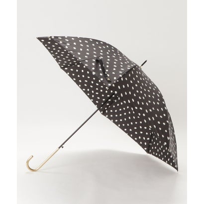 メゾンブリーズ MAISON BREEZE 60cm 耐風骨 傘レオ パード柄 （ブラック）