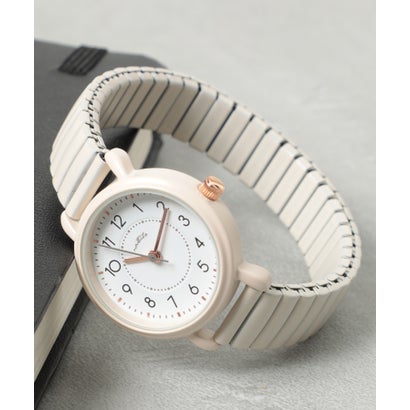 メゾンブリーズ MAISON BREEZE シャーベットカラー蛇腹ベルトウォッチ 腕時計 YM080 ソルベ FW （ホワ..