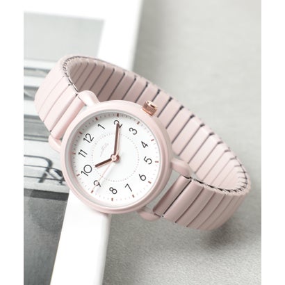 メゾンブリーズ MAISON BREEZE シャーベットカラー蛇腹ベルトウォッチ 腕時計 YM080 ソルベ FW （ピン..