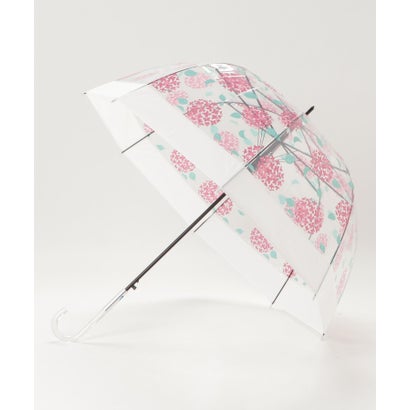 メゾンブリーズ MAISON BREEZE 65cmビニール傘 あじさい柄 （ピンク）