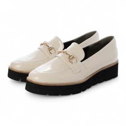 ブランコワール Balancoire 軽量 3.5cm 4h防水 ローファー （アイボリー）