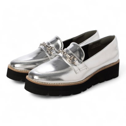 ブランコワール Balancoire 晴雨 軽量 3.5cm 4h防水 ローファー （シルバー）