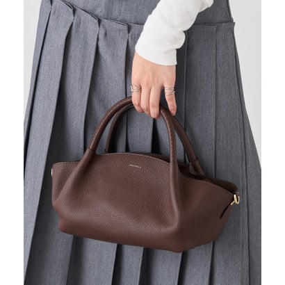 ロリステッラ LORISTELLA シュリンクレザー 2WAYハンドバッグ ショルダーバッグ 2853 （ダークブラウン）