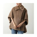 マックスマーラ Max Mara MAX MARA ポンチョ TEBE4 テディベア ケープ ファー ボア (005/ブラウン)
