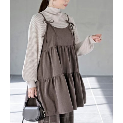 アールピーエス rps ピーチ起毛キャミチュニック （ブラウン）