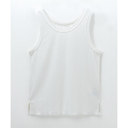 マックハウス Mac-House チュールテレコタンクトップ （オフホワイト）