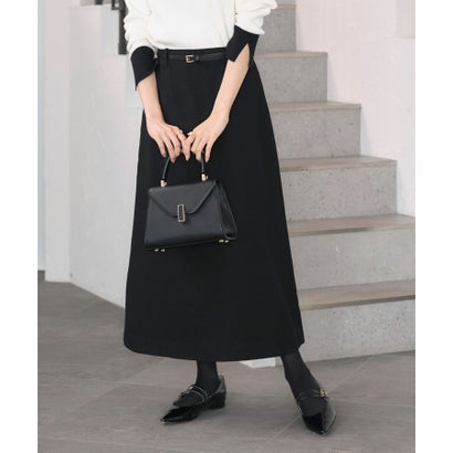 ルイルエブティック RUIRUE BOUTIQUE ストレッチ ｜ スマートライン スカート ｜ レディース ロングスカート シンプル きれいめ 大人カジュアル オフィスカジュアル 美脚 Aラインスカート （Aラ