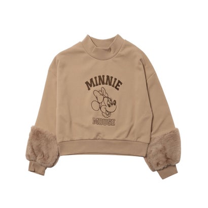ミニーマウスとデイジーダックをあしらったディズニーのキャラクタースウェット。女の子らしい袖のフェイクファーが可愛いデザインです。柔らかく、乾きやすい素材感も嬉しい1着です。■生産国：中国■素材：本体ポリエステル100%リブ部ポリエステル98%ポリウレタン2%■対象身長(cm)：100cm：95~105 110cm：105~115 120cm：115-125 130cm：125~135 140cm：135~145 150cm：145~155 160cm：155~165■サイズ：100cm：対象胸囲(cm)/ 49~55110cm：対象胸囲(cm)/ 53~59120cm：対象胸囲(cm)/ 57-63130cm：対象胸囲(cm)/ 61~67140cm：対象胸囲(cm)/ 65~72150cm：対象胸囲(cm)/ 70~78160cm：対象胸囲(cm)/ 76~84※サイズ表記は日本のサイズ規格 (JASPO) になっております。