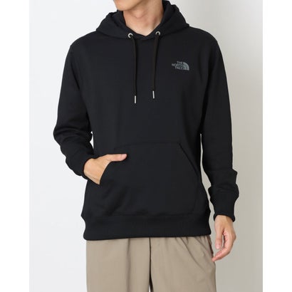 ザ・ノース・フェイス THE NORTH FACE メンズ アウトドアカジュアル スウェットパーカー Back Square Logo Hoodieバックスクエアロゴフーディ NT62533 （ブラック）