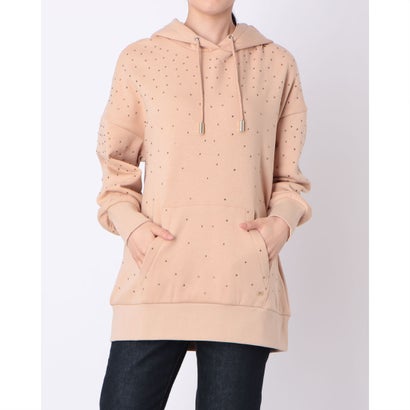 ガウディ GAUDI ストーンポイントロングフーディー （BEIGE）