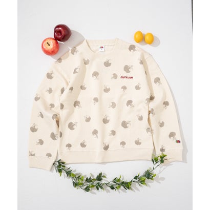 フルーツオブザルーム FRUIT OF THE LOOM 【FRUIT OF THE LOOM】総柄プリントスウェット / キッズ / スウェット / フルーツ総柄 / ユニセックス （アイボリー）