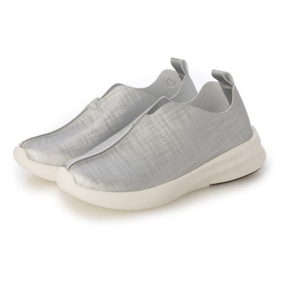 スマートウォーク SMARTWALK センターシームスリッポンスニーカー （シルバー）