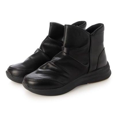 スマートウォーク SMARTWALK 軽量シャーリングショートブーツ （ブラック）