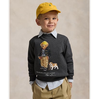 ポロ ラルフ ローレン POLO RALPH LAUREN (ボーイズ 2才〜7才)Polo ベア ヘザード フリース スウェットシャツ （020グレー）