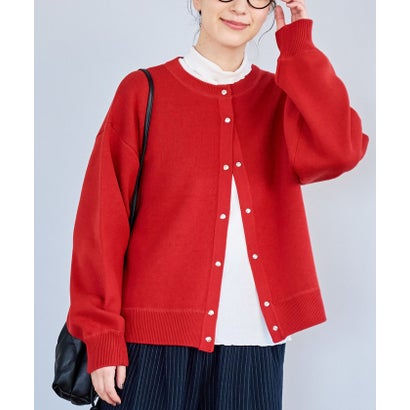 スウェットライク2wayニットカーディガンのサムネイル