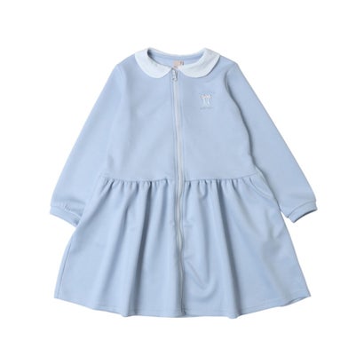 プティマイン petit main 【バレエ】前あき衿ワンピース （サックス）のサムネイル