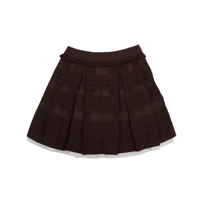 マ・メール Mame're スカートスカート_ひざ丈 （ブラウン）