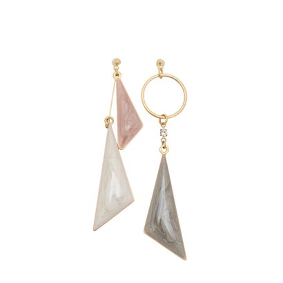 スリーフォータイム Three Four Time マルチエポセラミックポストピアス （ベージュ）