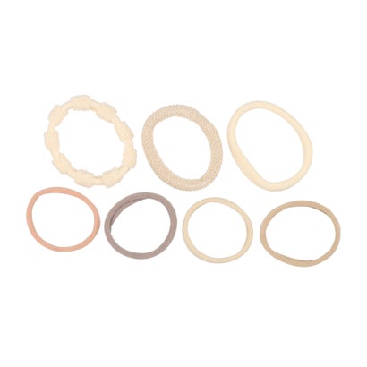 スリーフォータイム Three Four Time パイルMIXセットヘアゴム （ホワイト）