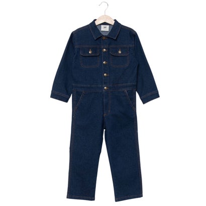 プティマイン petit main 【Lee】オールインワン （ブルー）