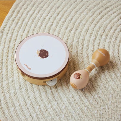 ポーラービー PolarB マラカス&タンバリンセット （はりねずみ）