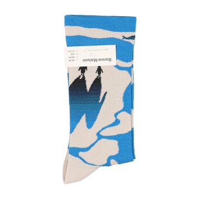 ボンヌメゾン Bonne Maison インドコットン ソックス （Banquise Gris Clair(BR401)）