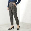 ザ ショップ ティーケー (ウィメン) THE SHOP TK(Women) TR両面起毛テーパードパンツ (チャコールグレー(214))