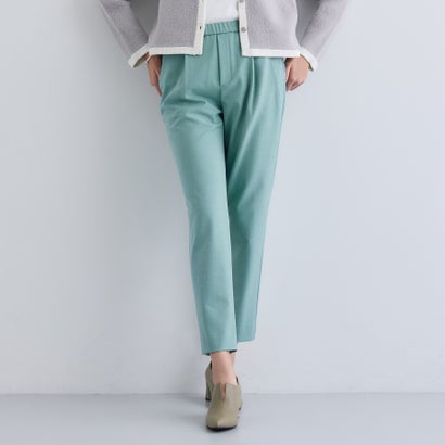 インディヴィ INDIVI 【洗える／裏起毛】ストレッチウォームパンツ （グリーン(022)）