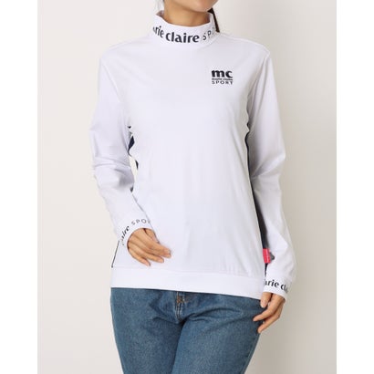 マリ クレール marie claire ナガソデハイネック （WT）