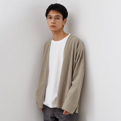 ザ ショップ ティーケー(メンズ) THE SHOP TK(Men) モールケーブルアンサンブルカーデ (グレージュ(050))
