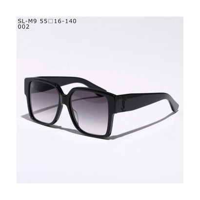サンローラン SAINT LAURENT SAINT LAURENT サングラス SL M9/F スクエア型 （SLM9-002/ブラック）