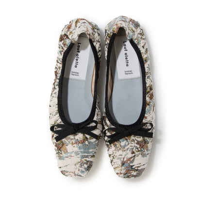 ラフオレッタ Lauf oletta ソフトシャーリングバレエ(LH109) （IVORY-Z/C）