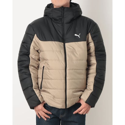 プーマ PUMA メンズ 中綿ジャケット ESS フーデッド パデッド JKT 690959 （Ice Coffee）