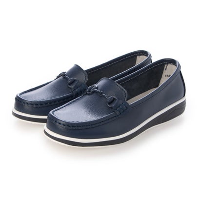 ロベルトモレッティ Roberto Moretti カラービットローファー （ネイビー）