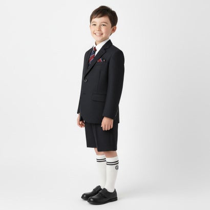 シューラルー キッズ SHOO・LA・RUE／Kids 【セレモニー】ハーフパンツスーツセット （ブラック(319)）