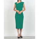 リナシメント RINASCIMENTO アシメネックデザインタイトワンピース (Verde Giada)