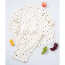 フルーツオブザルーム FRUIT OF THE LOOM ハート2ワッフルルーム長袖上下 / 長袖上下2点セット / ブランドロゴ総柄 / ワンマイルウェア (ネイビー)