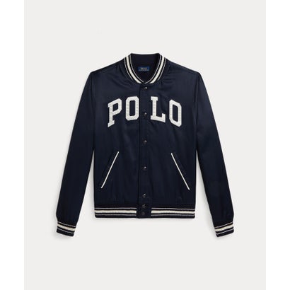 ポロ ラルフ ローレン POLO RALPH LAUREN (ボーイズ 8才〜20才)ロゴ サテン ベースボール ジャケット （410ネイビー）(4)
