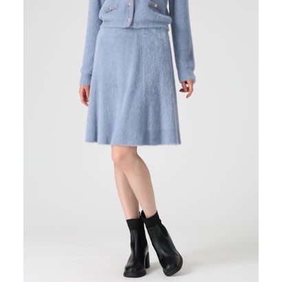 ミッシュマッシュ MISCH MASCH 2025秋冬新作 シャギーニットスカート MM547202 （BLUE）(4)