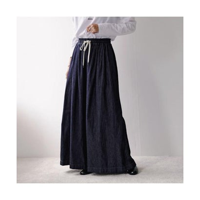 ミューニック Munich Munich ジーンズ MN252P23 ワイド デニム ギャザー （nvy/ネイビー）