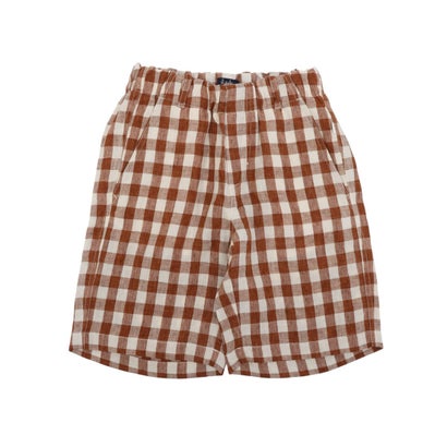 イル・グッフォ il gufo パンツ_ショート丈 （レッド）