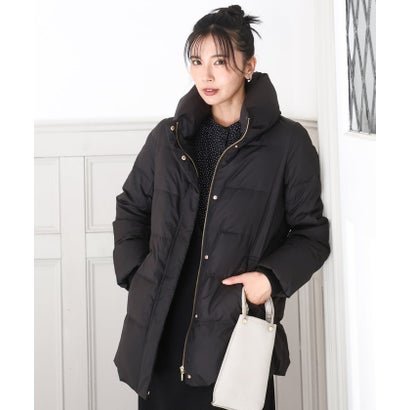 エムケー ミッシェルクラン MK MICHEL KLEIN ベーシックタフタミドルダウンコート （ブラック）