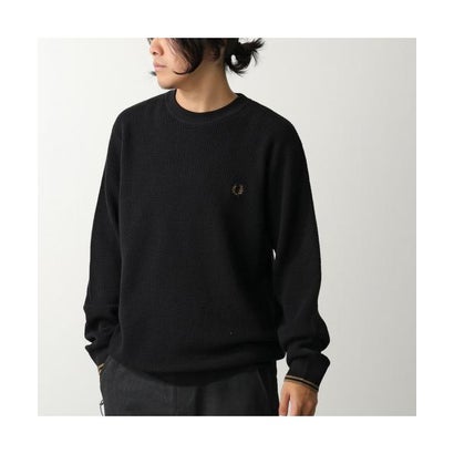 フレッドペリー FRED PERRY FRED PERRY セーター WAFFLE STITCH JUMPER K6507 （102/BLACK/ブラック）