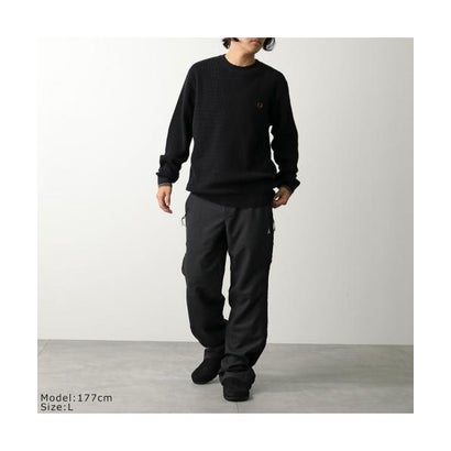 フレッドペリー FRED PERRY FRED PERRY セーター WAFFLE STITCH JUMPER K6507 （102/BLACK/ブラック）